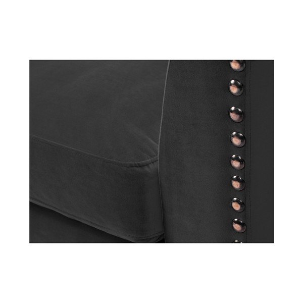 Tmavosivá dvojmiestna pohovka THE CLASSIC LIVING Pierre-image-4