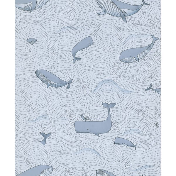 Vliesová detská tapeta 10 m x 53 cm Whales – Vavex