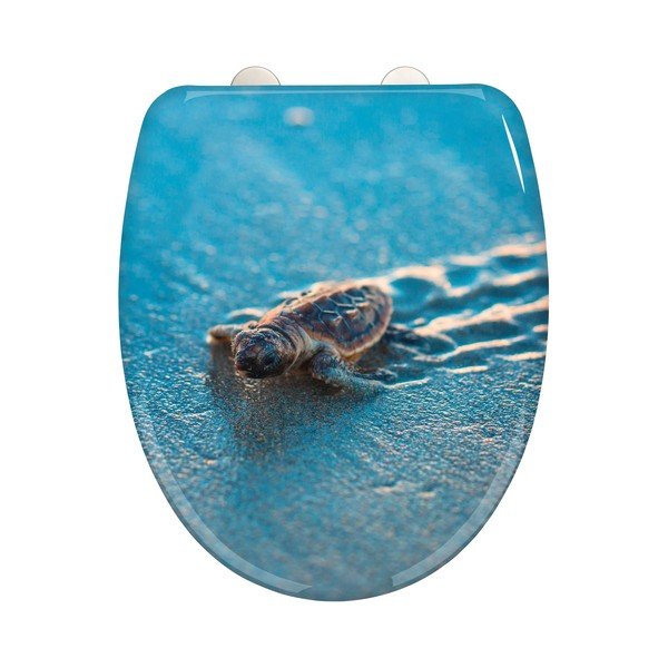 Záchodová doska s automatickým zatváraním 37,5 x 41,5 cm Caretta – Wenko-image-2
