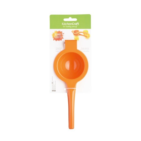 Oranžový pákový odšťavovač na pomaranče Kitchen Craft Healthy Eating-image-1