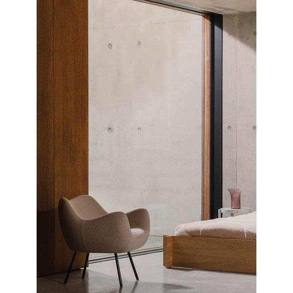 Béžové vlnené kreslo RM58 – noo.ma-image-3