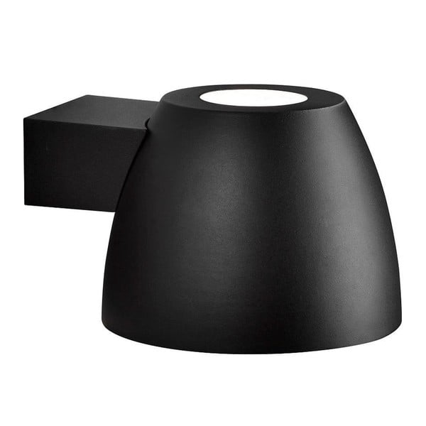 Čierne nástenné vonkajšie svetlo Nordlux Bell