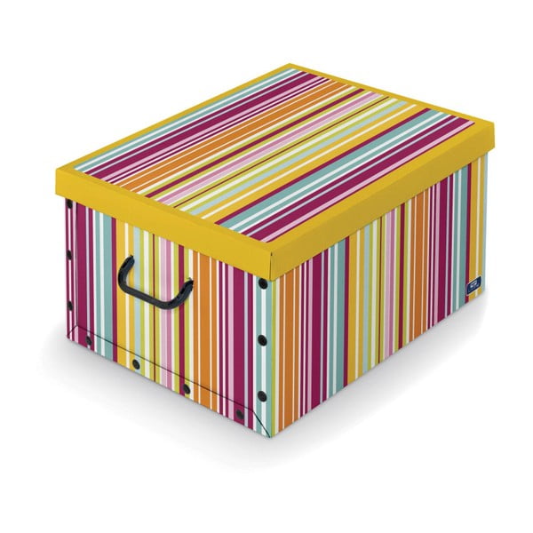 Úložný box Domopak Stripes, dĺžka 50 cm
