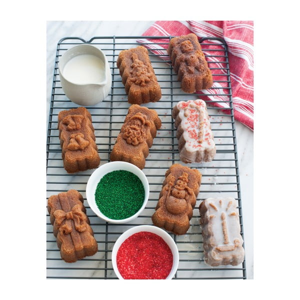 Forma na 8 sušienok Shortbread v striebornej farbe Nordic Ware Christmas, 1,4 l-image-1