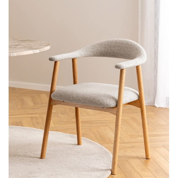 Béžová/v prírodnej farbe jedálenská stolička Addi – Actona-image-1