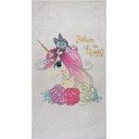 Slonovinový prateľný detský koberec 100x160 cm Cute Unicorn – Vitaus