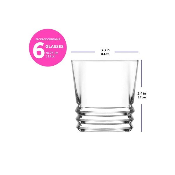 Poháre v súprave 6 ks na whisky 315 ml – Hermia-image-4