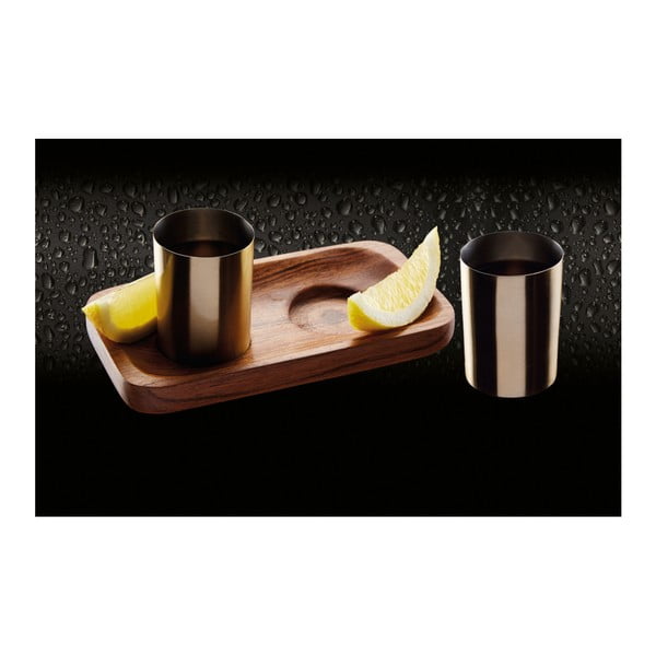 Set dvoch kalíškov s podnosom Kitchen Craft Bar Craft-image-1