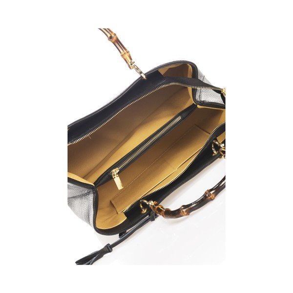 Čierna kožená kabelka Markese Tresma-image-3