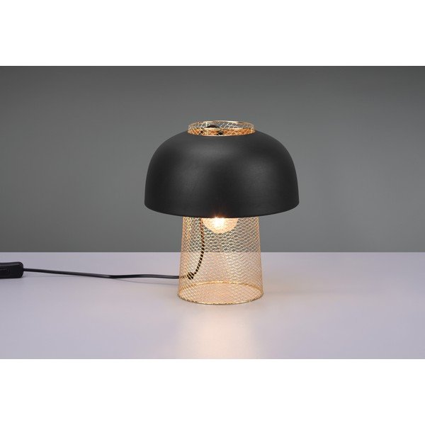 Matne čierna kovová stolová lampa (výška  28 cm) Punch – Reality-image-1