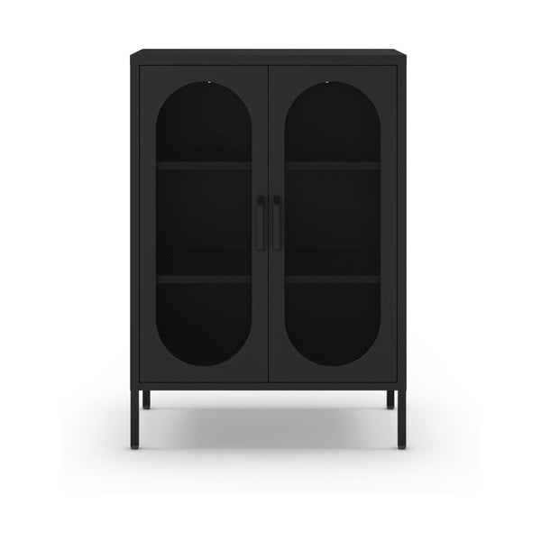 Čierna skrinka 70x100 cm Diora – Marckeric