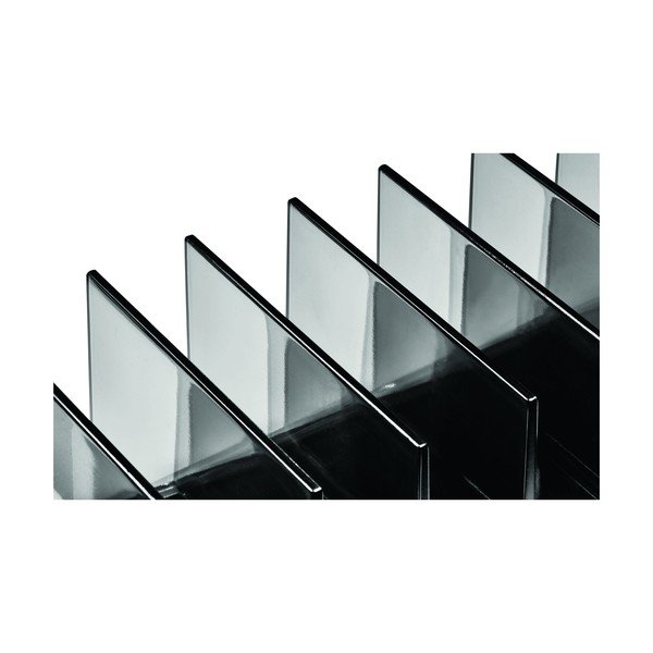 Matne čierny kúpeľňový organizér na kozmetiku z recyklovaného plastu Palette Station - iDesign-image-3