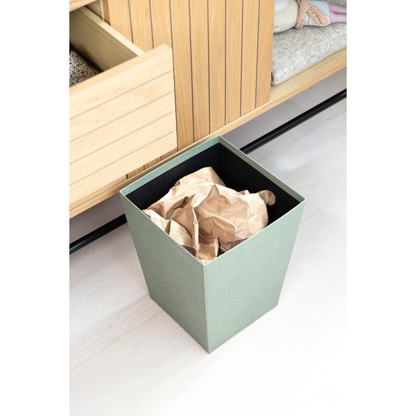 Odpadkový kôš zelenomodrý Sofia Canvas Paper Laminate – Bigso-image-2