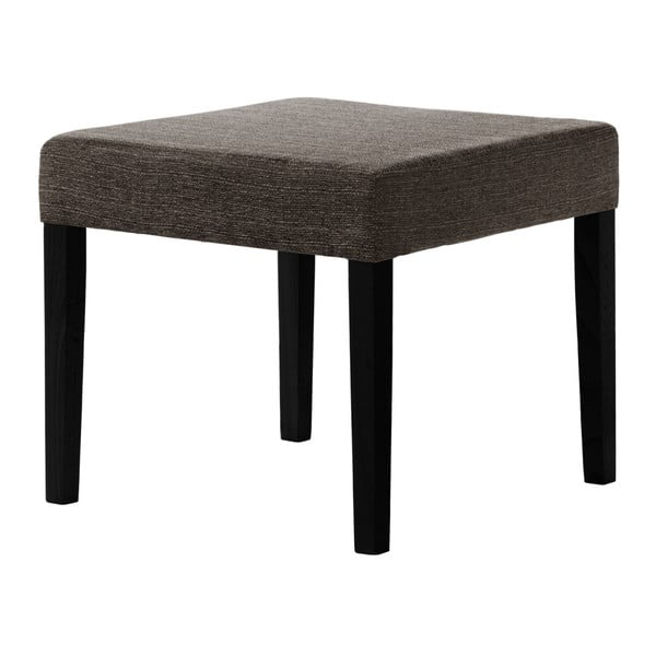 Hnedá stolička s čiernymi nohami Ted Lapidus Maison Pétale
