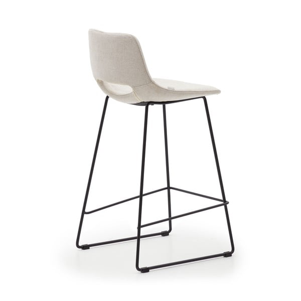 Béžová barová stolička (výška sedadla 65 cm) Zahara – Kave Home-image-3