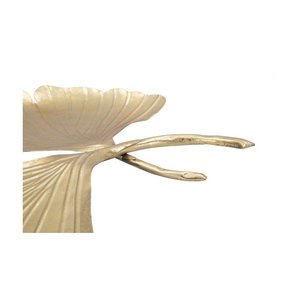 Dekorácia v zlatej farbe Mauro Ferretti Double Leaf, 40 × 32 cm-image-3