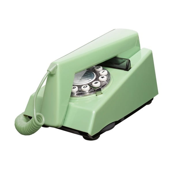 Retro funkčný telefón Trim Swedish Green