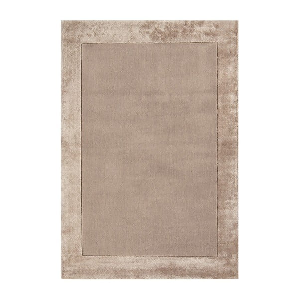 Svetlohnedý ručne tkaný koberec s prímesou vlny 160x230 cm Ascot – Asiatic Carpets