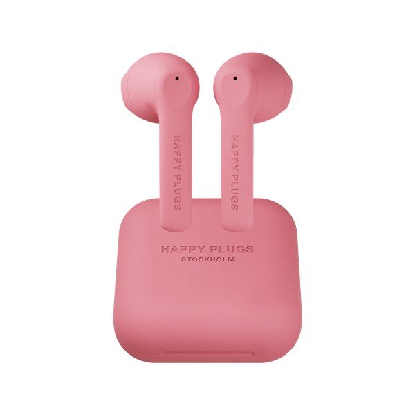 Ružové bezdrôtové slúchadlá Happy Plugs Air 1 Go-image-2