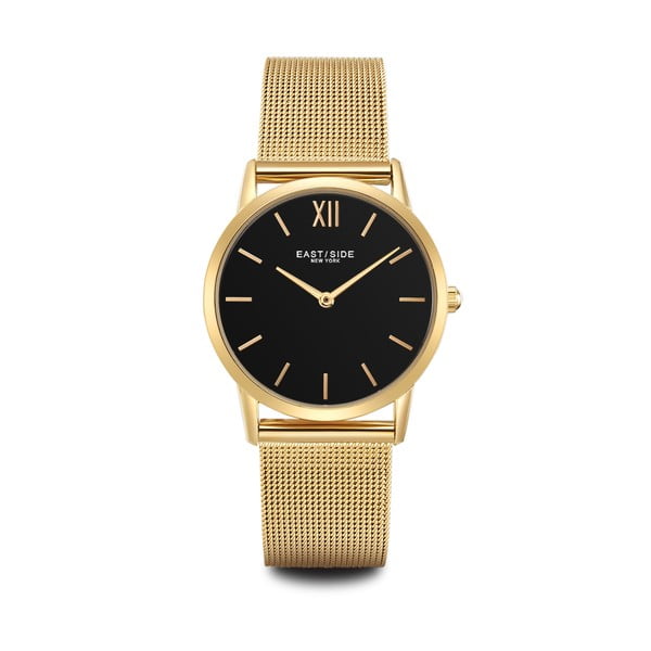 Dámske hodinky v zlatej farbe s čiernym ciferníkom Eastside Upper Union