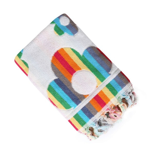 Farebná plážová osuška z bavlny Westwood, 70 × 140