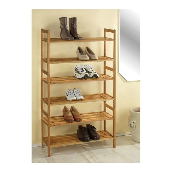 Skrinka na topánky z orechového dreva v prírodnej farbe Norway – Wenko-image-2