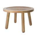 Odkladací stolík z mangového dreva Zuiver Dendron, ⌀ 60 cm