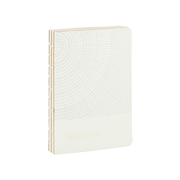 Biely zápisník Monograph Geometric
