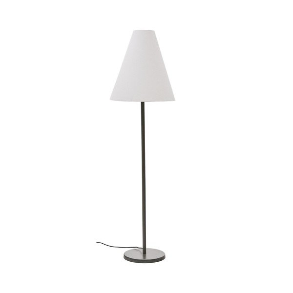 Tmavozelená stojacia lampa s textilným tienidlom (výška 153 cm) Navat – Kave Home