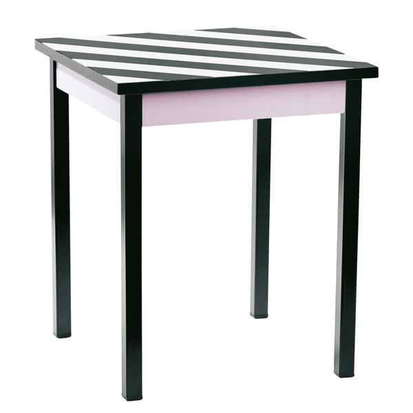 Odkladací stolík Miss Étoile Stripes, 45 cm