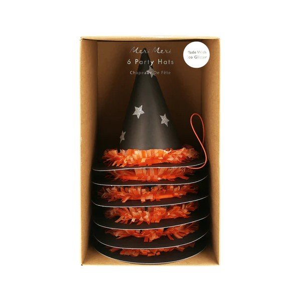 Párty čiapočky v súprave 6 ks Witch - Meri Meri-image-4