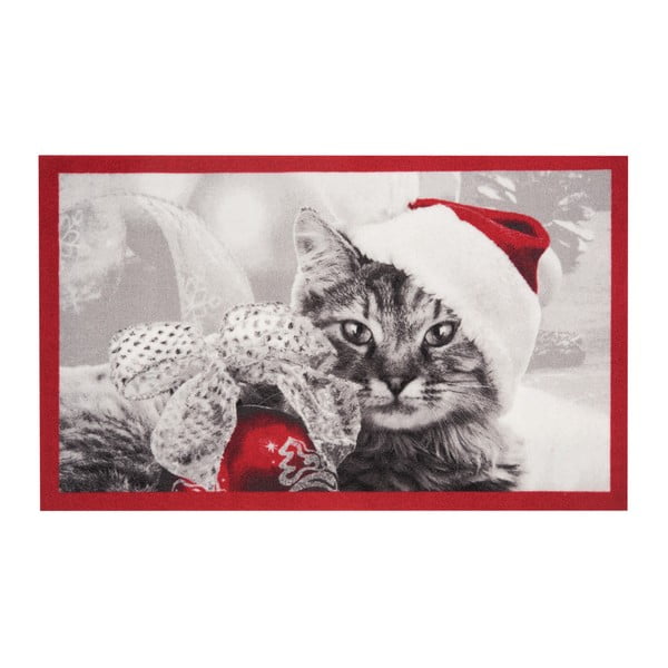 Rohožka Zala Living Christmas Cat, 45 × 75 cm