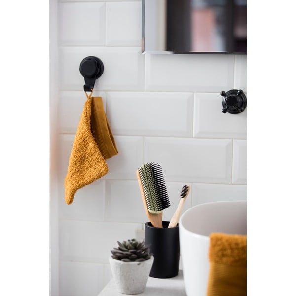 Čierne oceľové háčiky v súprave 4 ks bez vŕtania Bestlock – Compactor-image-1