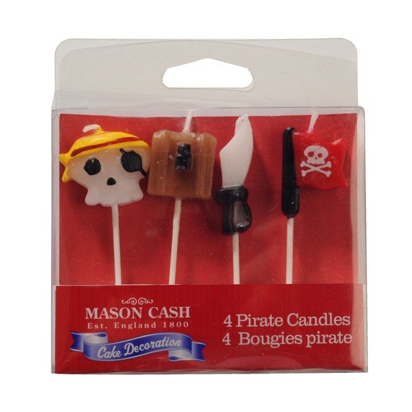 Sada sviečok na tortu s pirátskym motívom Mason Cash Baking