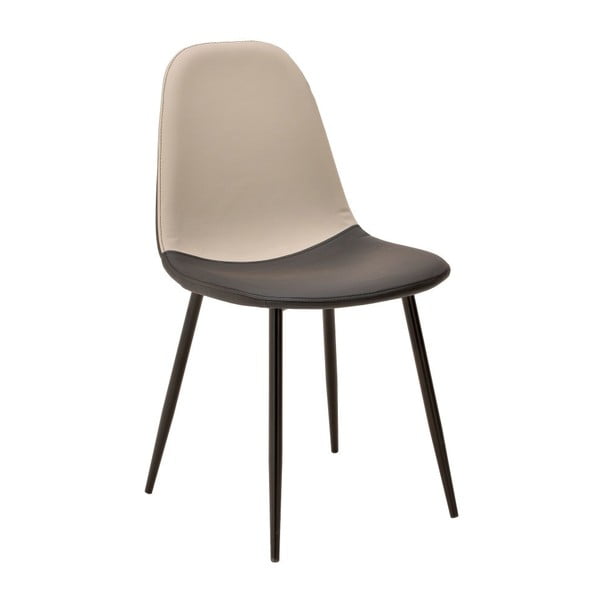 Čierno-sivá stolička InArt Elegant