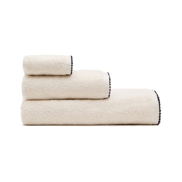 Béžový froté bavlnený uterák 30x50 cm Sinami – Kave Home-image-2