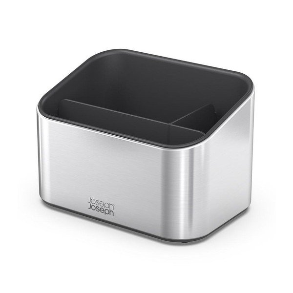 Kovový stojan na umývacie prostriedky v lesklej striebornej farbe Surface – Joseph Joseph