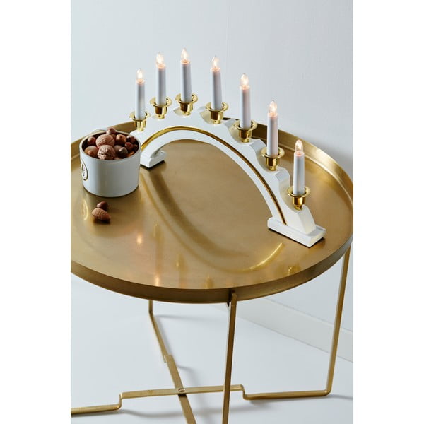 Vianočná svetelná dekorácia v bielo-zlatej farbe Celine – Markslöjd-image-1