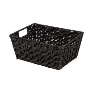 Čierny úložný kôš Compactor Paprop, 31 x 24 cm