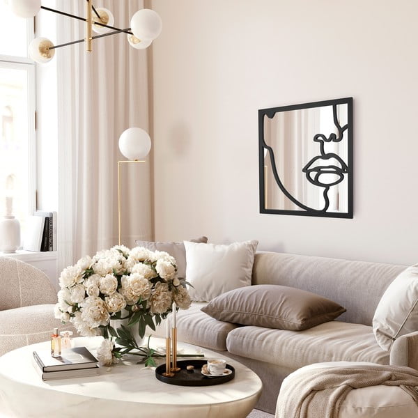 Nástenné zrkadlo 50x50 cm Rosa - Styler-image-2