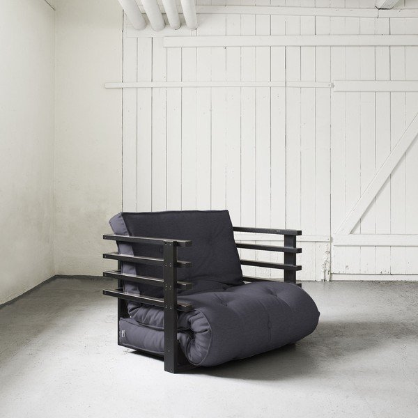 Rozkladacie kreslo Karup Funk Black/Gray