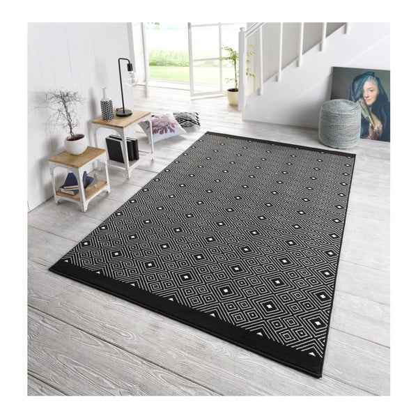 Čierny koberec Zala Living Quadrangle, 200 × 290 cm-image-2