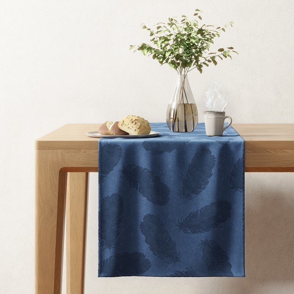 Zamatový behúň na stôl 40x140 cm Velvet Peacock – AmeliaHome-image-1