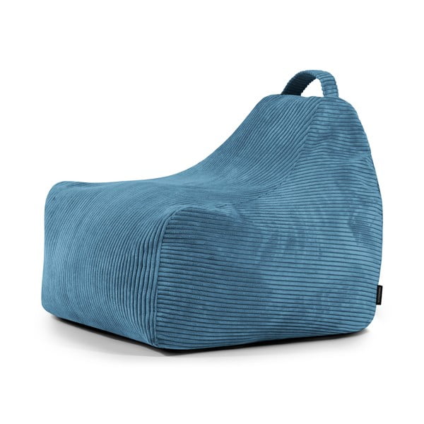 Modrý menčestrový detský sedací vak Game Amuse – SLOWDOWN