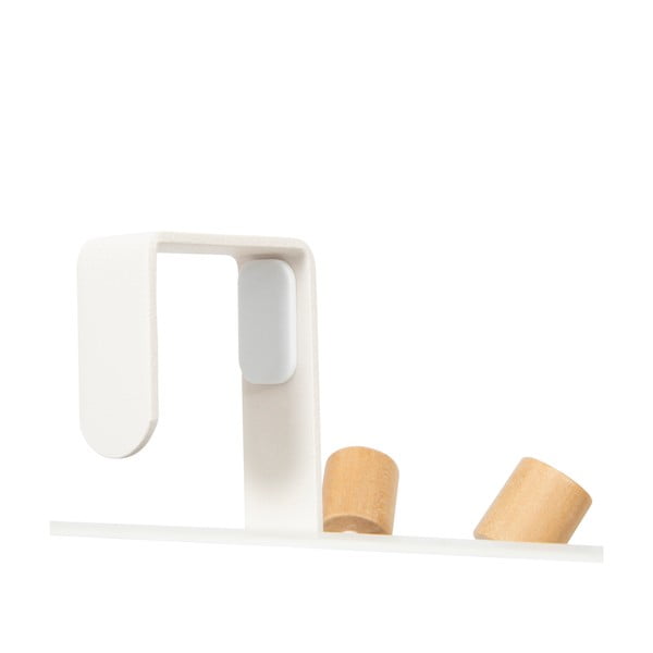 Závesný vešiak na dvere z kovu so 4 háčikmi Compactor-image-3