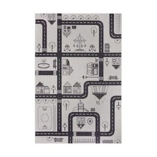 Krémovobiely detský koberec Ragami City, 160 x 230 cm
