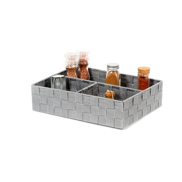 Sivý kúpeľňový organizér Compactor Stan, 32 x 25 cm-image-1