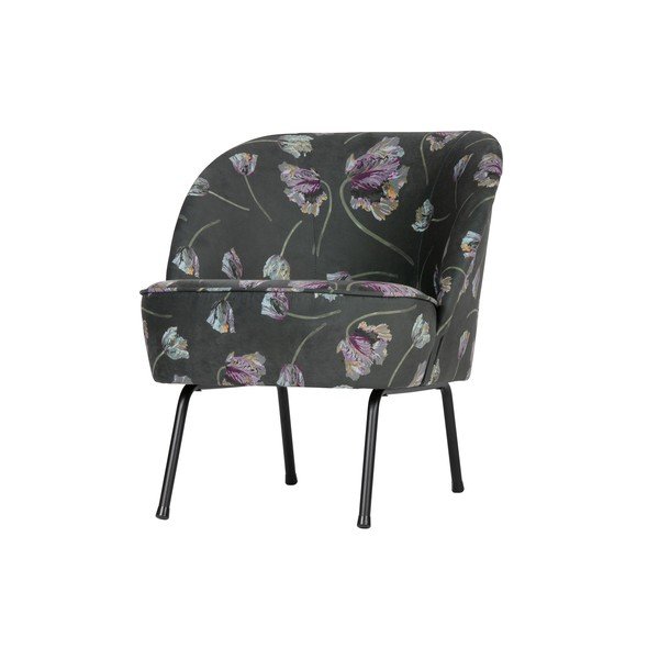 Tmavosivé kreslo BePureHome Vogue-image-3