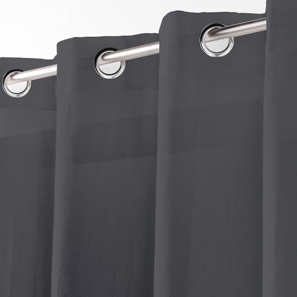Antracitová záclona 140x280 cm Telma – douceur d'intérieur-image-1