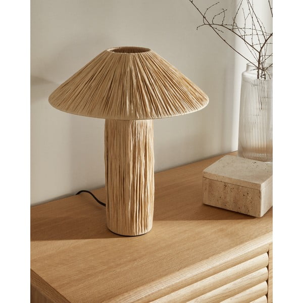 Stolová lampa v prírodnej farbe (výška 41 cm) Samse – Kave Home-image-1